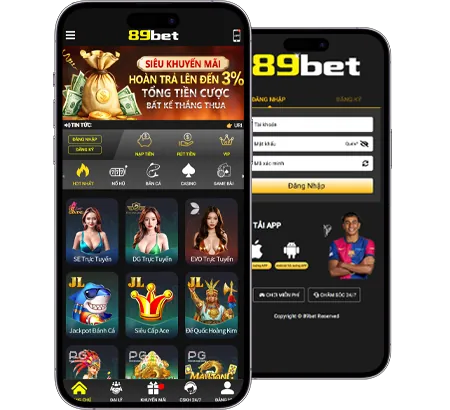 Hình ảnh ưu đãi và phần thưởng hấp dẫn của 89bet4, minh họa các chương trình khuyến mãi và chương trình VIP